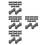 80Pcs Dark Grey Plastic Train Track Extension Pieces for Toy Sets 5