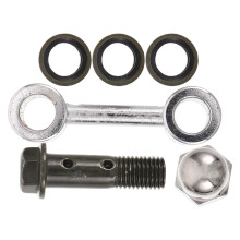 1Set Motorremslang Verlengstuk Connector Met Metaal Voor Motorfiets