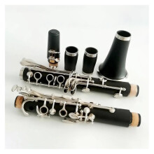Professional Bb Clarinet with Durable Bakelite Body 17 Key Nickel Plated for Advanced Players with Case
