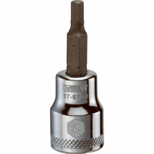DeWalt Hex Bit Socket, 3/8 In. Drive, 4mm, - DWMT87971OSP