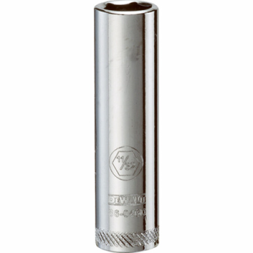 DeWalt SAE Socket, Deep, 6-Point, 11/32 In., 1/4 In. Drive - DWMT86046OSP