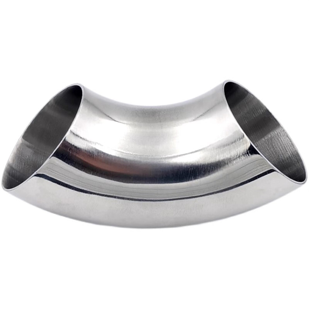 Stainless Steel 304 90 Degree Elbow Fitting Food Grade Polished Sanitary Welding Pipe Connector 34X1.5mm 9073542208631