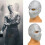 Κάλυμμα προσώπου Knight – Μαλακή μάσκα Cosplay από λάτεξ 3