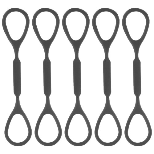 20Pièces Accessoires Trompette Stoppeurs Silicone Noir Flexibles 1