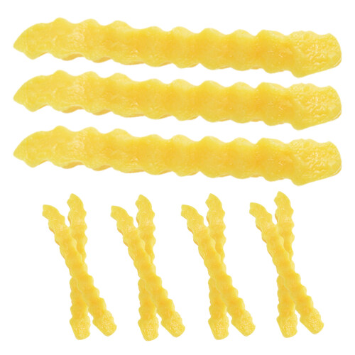 60Pièces Frites Simulées Souples PVC Accessoires Maison 1