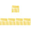 60Pièces Frites Simulées Souples PVC Accessoires Maison 6