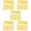 60Pièces Frites Simulées Souples PVC Accessoires Maison 9