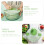1Pièces Panier Drainage Fruits Vert Clair 7