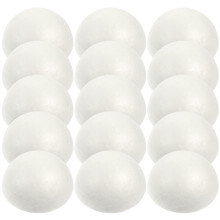 90Pcs DIY White Foam Balls for School Projects and Party Ornaments