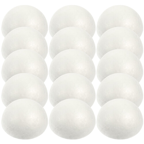 90Pcs DIY White Foam Balls for School Projects and Party Ornaments