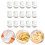50Pièces Conteneurs Fast-Food Portable Multicolores 9