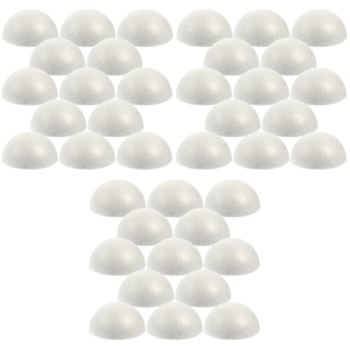 90Pcs DIY White Foam Balls for School Projects and Party Ornaments 2