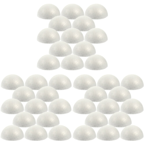 90Pcs DIY White Foam Balls for School Projects and Party Ornaments 1