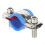 5Pcs Adjustable Clamp Pipe Hanger Ring Wall Mount Support 3