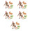 5Sets Plastic Bunny Figurines Carrot Model Farm Sand Table Decor 8