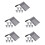 30Pcs Multi-Function Grey Soap Saver Bags Portable Nylon Soap Pouches 8