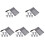 30Pcs Multi-Function Grey Soap Saver Bags Portable Nylon Soap Pouches 4
