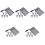 30Pcs Multi-Function Grey Soap Saver Bags Portable Nylon Soap Pouches 5