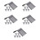30Pcs Multi-Function Grey Soap Saver Bags Portable Nylon Soap Pouches 9