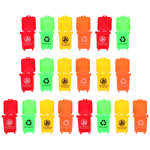 100 Pièces Mini Jouet - Bac Rangement Bureau Couvercle