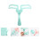 2Pcs Eyebrow Stencil Template Shaping Trimming Tool 11
