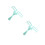 2Pcs Eyebrow Stencil Template Shaping Trimming Tool 8