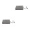 2Pcs Black External Dvd Rw Optical Drive USB Powered Cd Burner 4