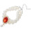 2Pcs Durable Necklace Collar Double Layer Pearl Charm 1