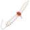 2Pcs Durable Necklace Collar Double Layer Pearl Charm 3