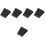 5pcs Ramp Pad Black Rubber Triangle 6