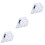 3Pcs Making Ruler Transparent White with Accurate Scale Lines 5