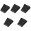 5pcs Ramp Pad Black Rubber Triangle 5