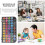 1Ensemble 48 Couleurs Palette Solide Portable 9