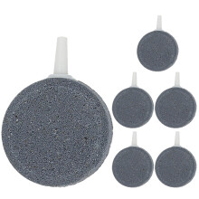 24 Pcs Aquarium Air Stone Round Bubble Release For Fish Tank Pond