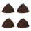 4Pcs Comfortable Sauna Caps Soft Felt Sauna Hats for Household Bath 6