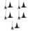 5Sets Creative Halloween Witch Hat and Broom Photo Prop Set 9
