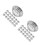 60Pcs Stainless Steel Mini Cupcake Molds Durable Reusable Baking Cups 5