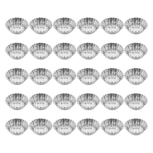 60Pcs Stainless Steel Mini Cupcake Molds Durable Reusable Baking Cups 1