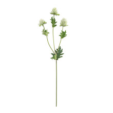 2 Pcs Realistic Artificial Flower Bunches For Wedding Home Decor Beige
