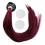 2Pcs Red Braid Wig Motorbike Accessory Stylish Decoration 11