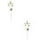 2 Pcs Realistic Artificial Flower Bunches For Wedding Home Decor Beige 6