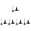 5Sets Creative Halloween Witch Hat and Broom Photo Prop Set 7