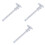 3Pcs White Vernier Caliper 4 Way Measuring Tool for Precision Gauging 3