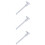 3Pcs White Vernier Caliper 4 Way Measuring Tool for Precision Gauging 8