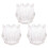 6 Pcs Creative Flower Crystal Candlesticks Glass Cups 1