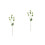 2 Pcs Realistic Artificial Flower Bunches For Wedding Home Decor Beige 4