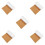 5Pcs Peel and Stick Cork Sheets Multi Color Noise Reduction Wall Mat 10