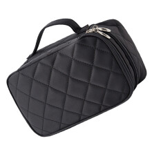 3 Pcs Portable Toiletry Pouch Simple Double-Layer Storage Bag