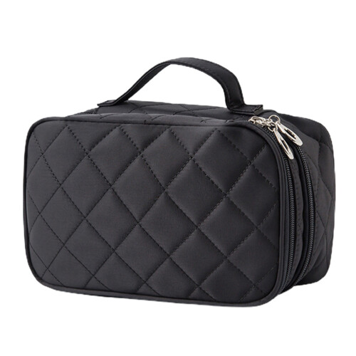 3 Pcs Portable Toiletry Pouch Simple Double-Layer Storage Bag 1