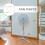 4Pcs Sturdy Plastic Fan Fixed Hoops Black Fan Accessories Kit 10